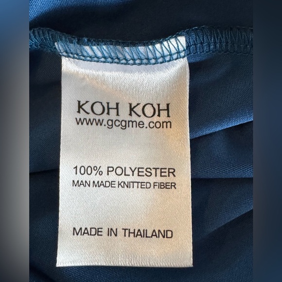 KOH KOH Long Sleeve Full Floor Length Elegant Sexy Wrap Formal Women’s Large - Picture 12 of 13